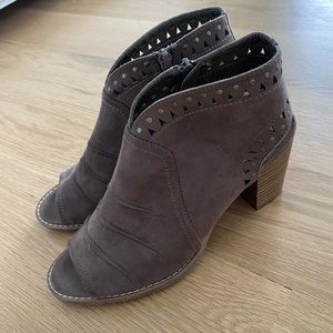 Sonoma open toe booties